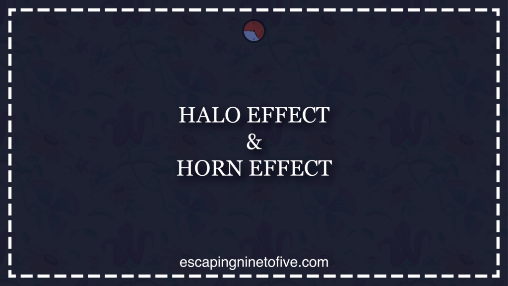 halo-and-horn-effect